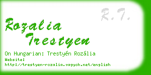 rozalia trestyen business card