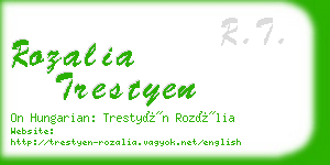 rozalia trestyen business card